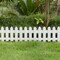 Gardenised Decorative Garden Ornamental Edging Border Lawn Picket Fence Landscape Path Panels, PK 6 QI004109.6 - alternate 2